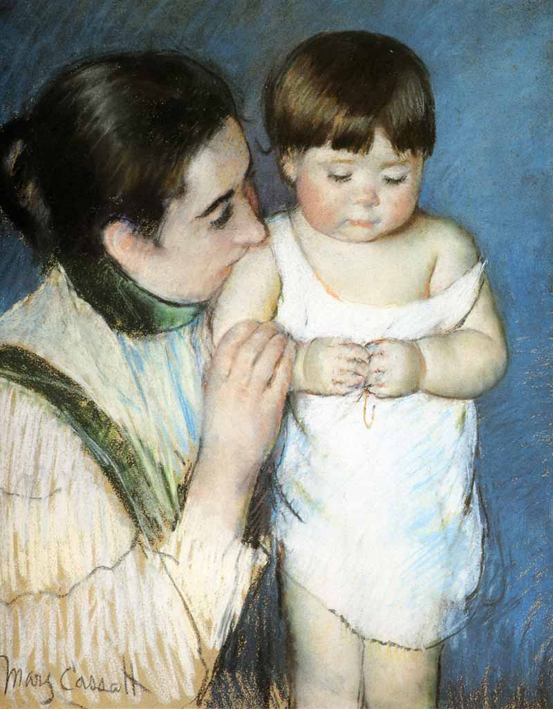 Young Thomas And His Mother, Mary Cassatt