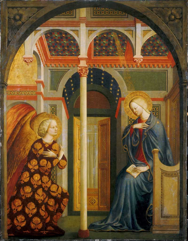The Annunciation. Masolino