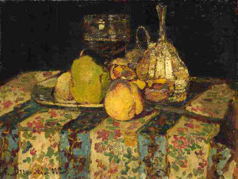 Still Life - Fruit  Adolphe Monticelli