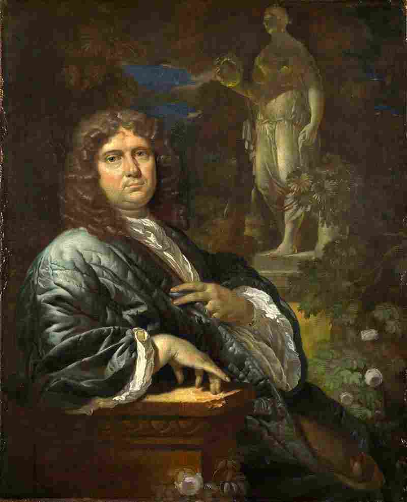 Portrait of a Man in a Quilted Gown. Adriaen van der Werff