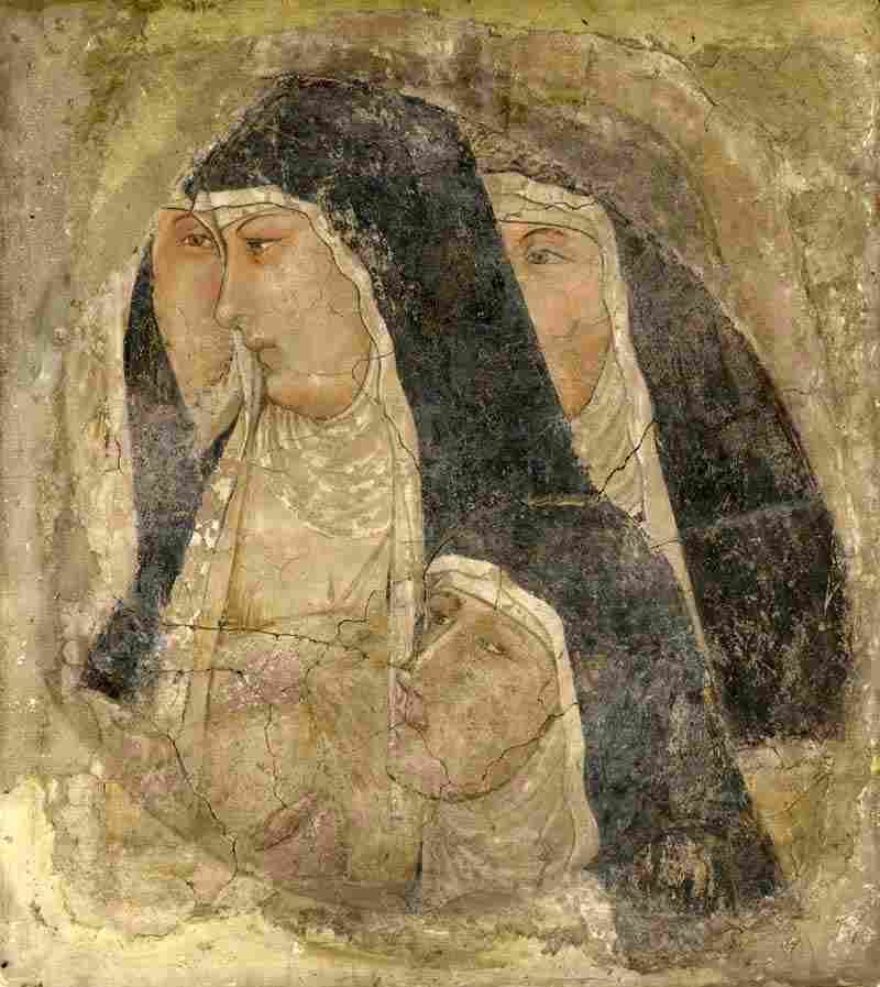 A Group of Poor Clares. Ambrogio Lorenzetti