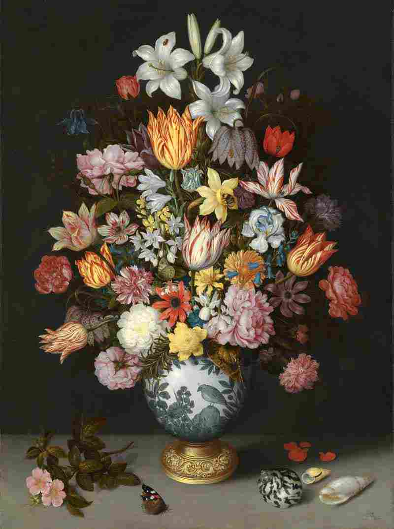 A Still Life of Flowers in a Wan-Li Vase. Ambrosius Bosschaert the Elder