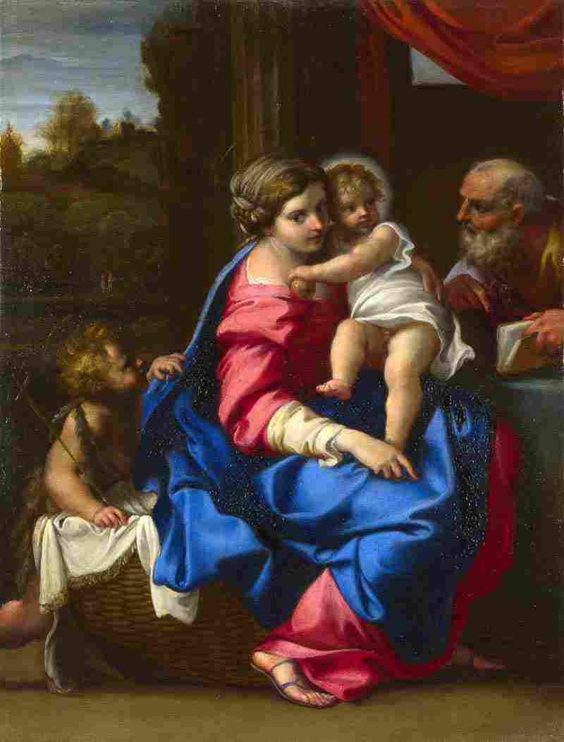 The Holy Family with the Infant Saint John the Baptist, Annibale Carracci