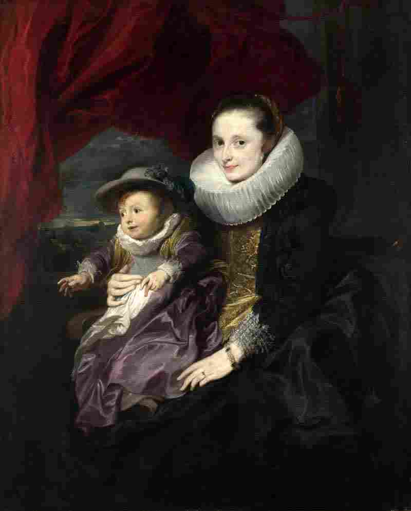 Portrait of a Woman and Child. Anthony van Dyck