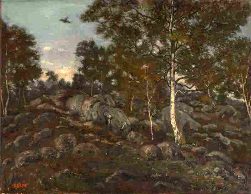 The Forest of Fontainebleau. Antoine-Louis Barye