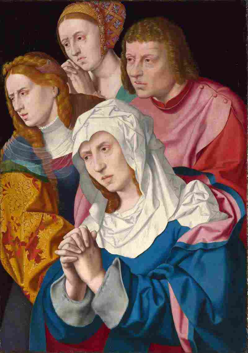 The Virgin, Saints and a Holy Woman. Barthel Bruyn the Elder