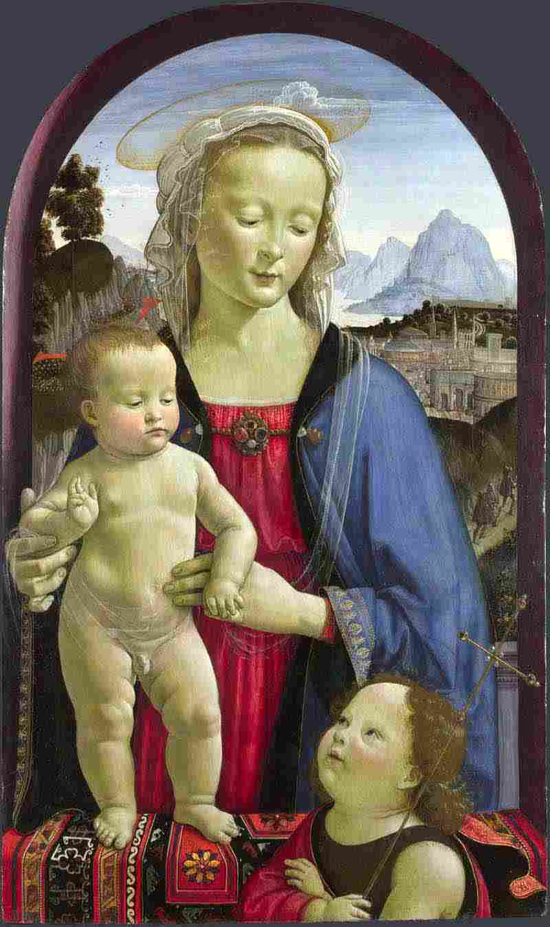e Virgin and Child with Saint John. David Ghirlandaio