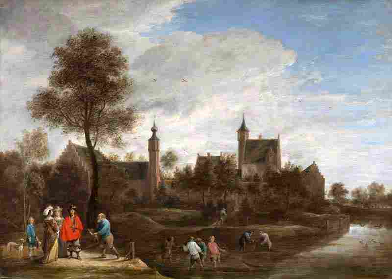 A View of Het Sterckshof near Antwerp. David Teniers the Younger