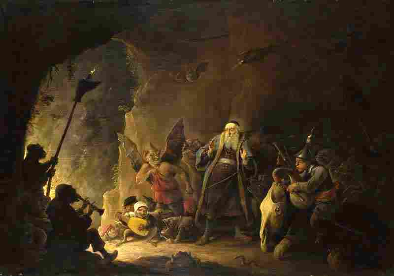 The Rich Man being led to Hell. David Teniers the Younger