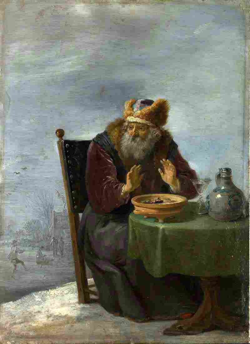 Winter. David Teniers the Younger