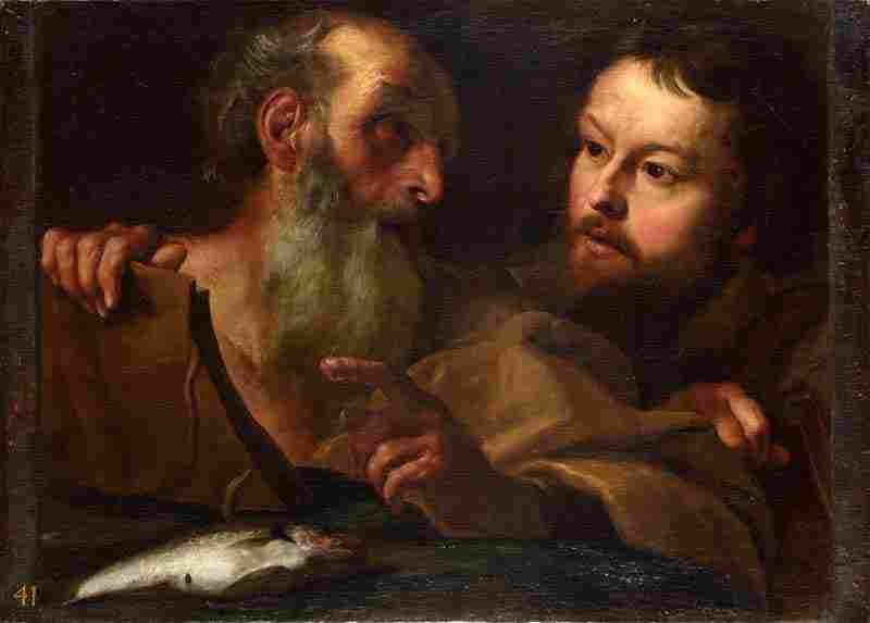 Saints Andrew and Thomas. Gian Lorenzo Bernini