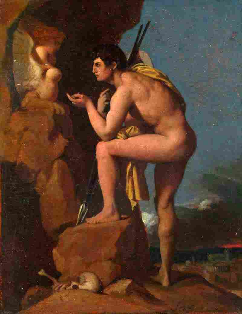 Oedipus and the Sphinx. Jean-Auguste-Dominique Ingres