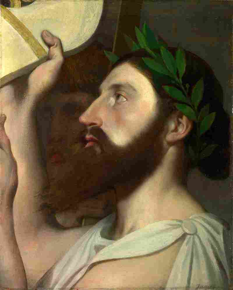Pindar and Ictinus, Jean-Auguste-Dominique Ingres