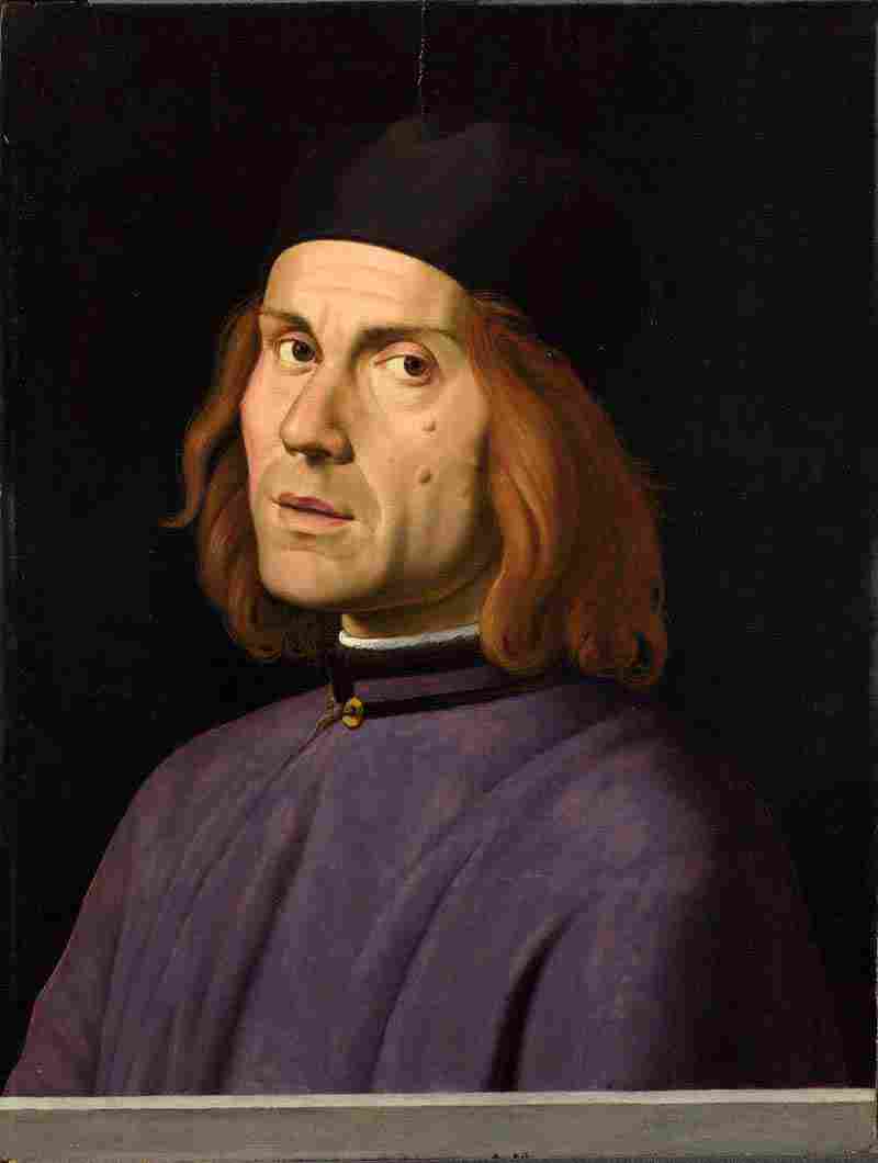 Portrait of Battista Fiera. Lorenzo Costa