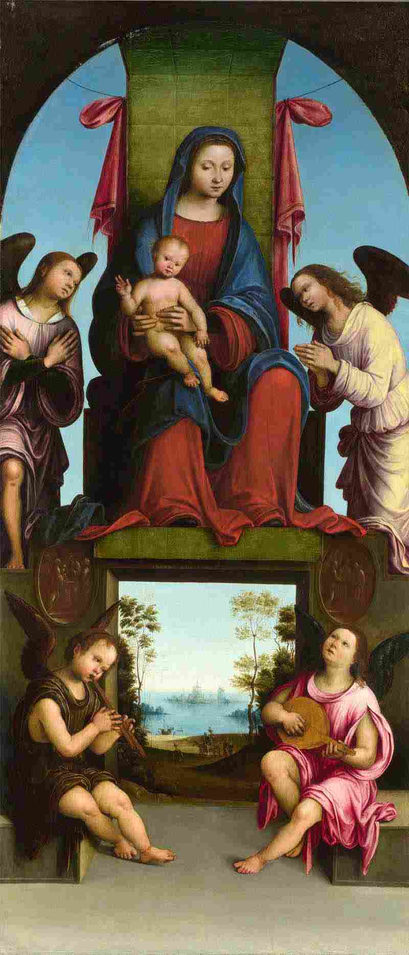 The Virgin and Child. Lorenzo Costa