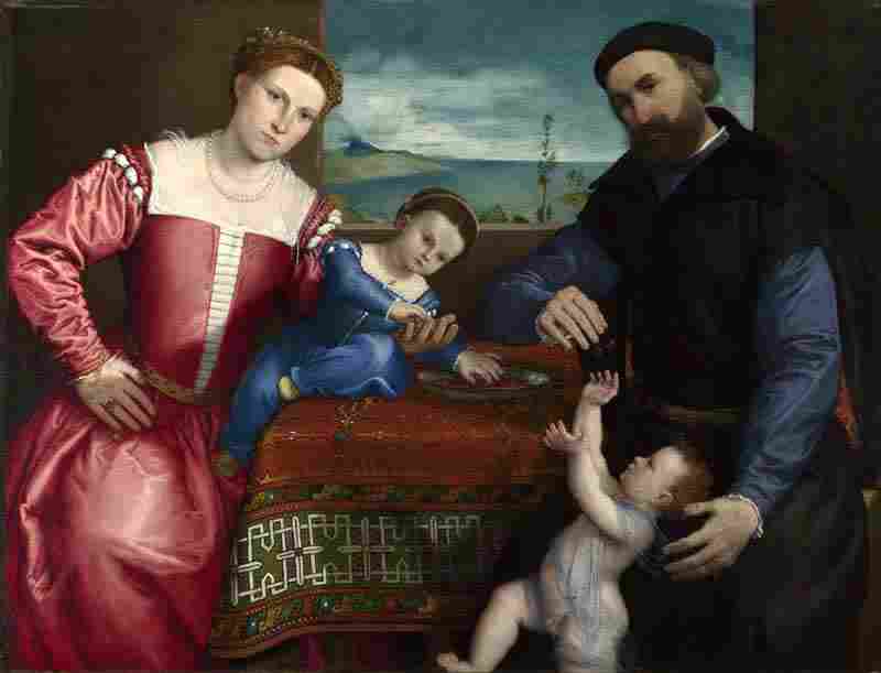 Portrait of Giovanni della Volta with his Wife and Children. Lorenzo Lotto
