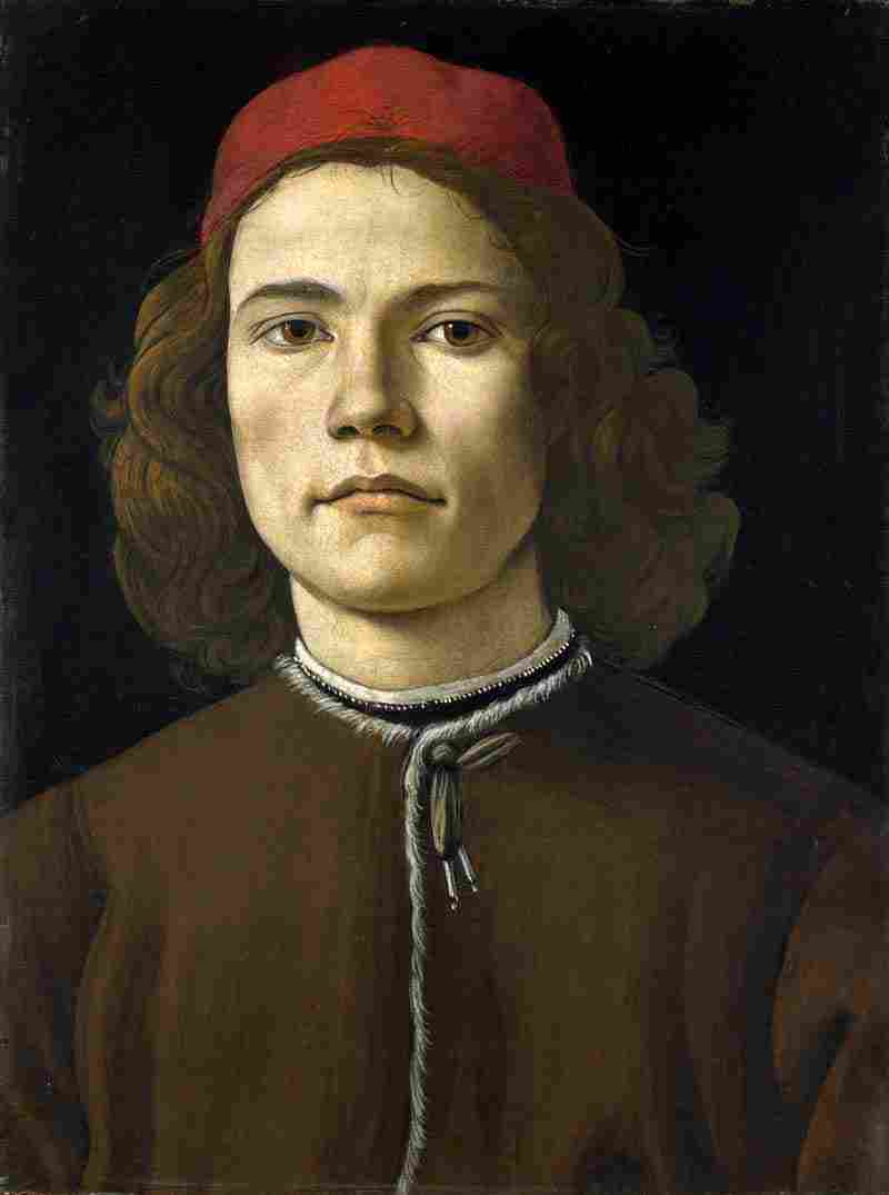 Portrait of a young man. Sandro Botticelli