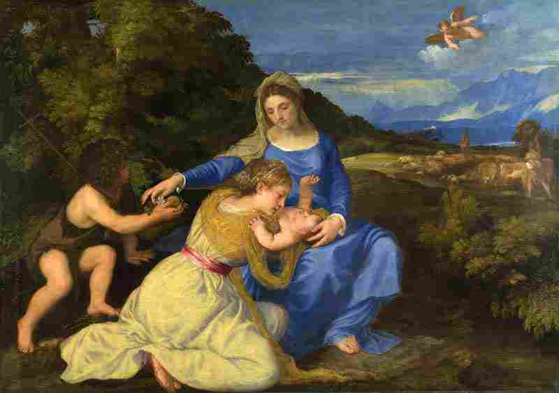The Aldobrandini Madonna. Titian