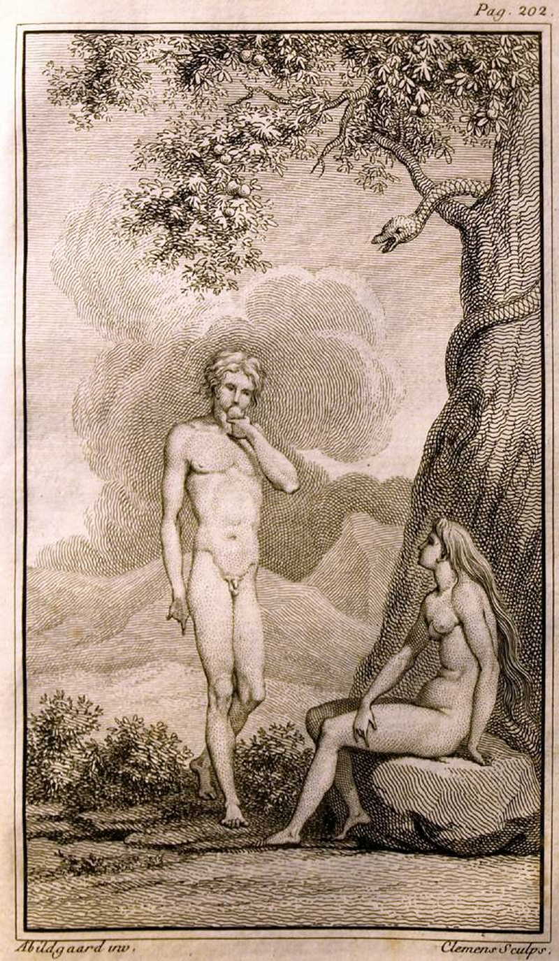 Adam and Eve. Nicolai Abraham Abildgaard