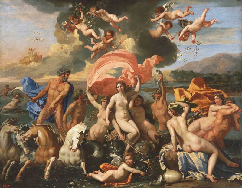 The Birth of Venus. Nicolas Poussin