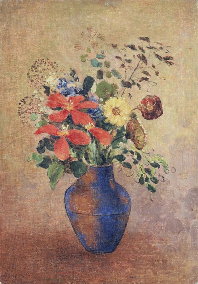 The Blue Vase, Odilon Redon