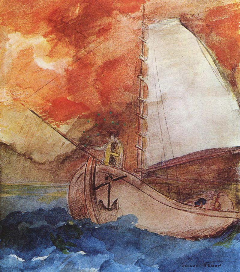 The Boat, Odilon Redon