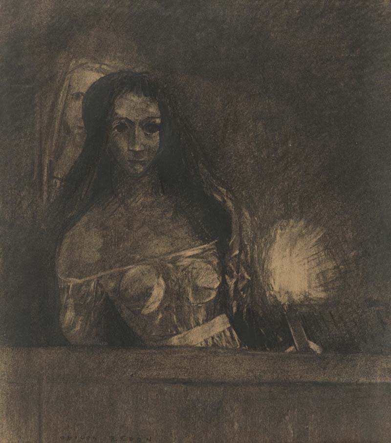 The Candle, Odilon Redon