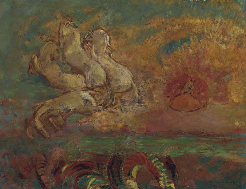 The Chariot of Apollo and the Dragon, Odilon Redon