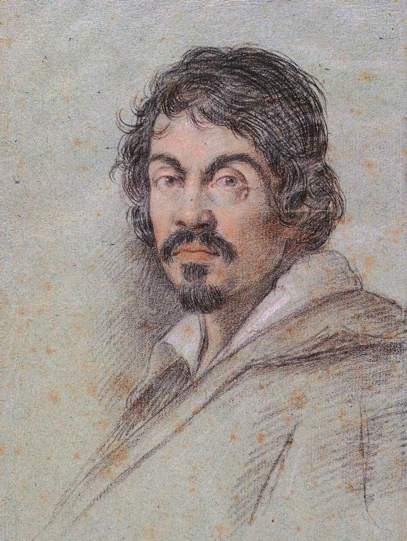  portrait of the Italian painter Michelangelo Merisi da Caravaggio. Ottavio Leoni