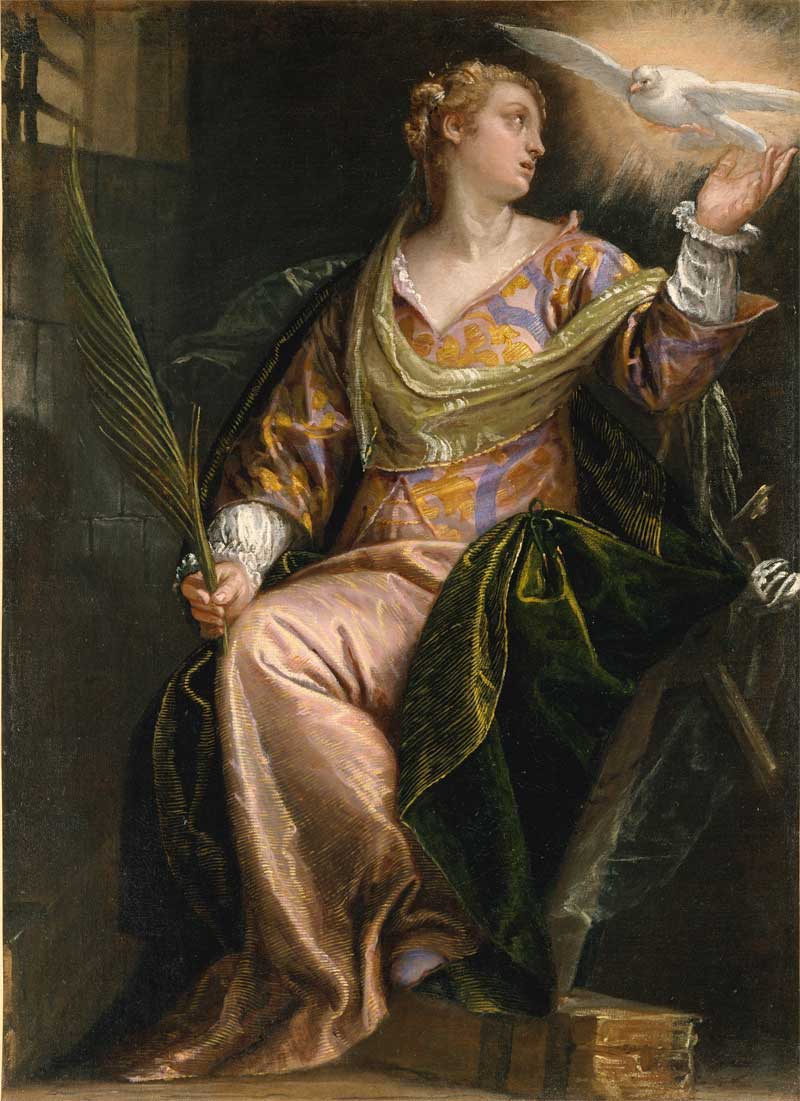 Saint Catherine of Alexandria in Prison. Paolo Veronese