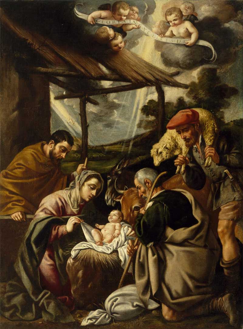 The Adoration of the Shepherds. Pedro de Orrente