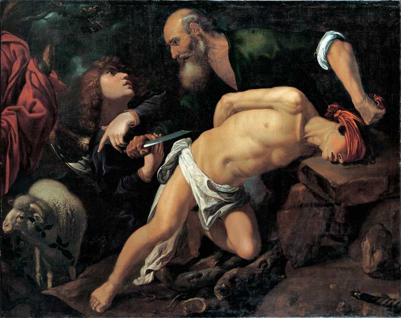 The Sacrifice of Isaac. Pedro de Orrente