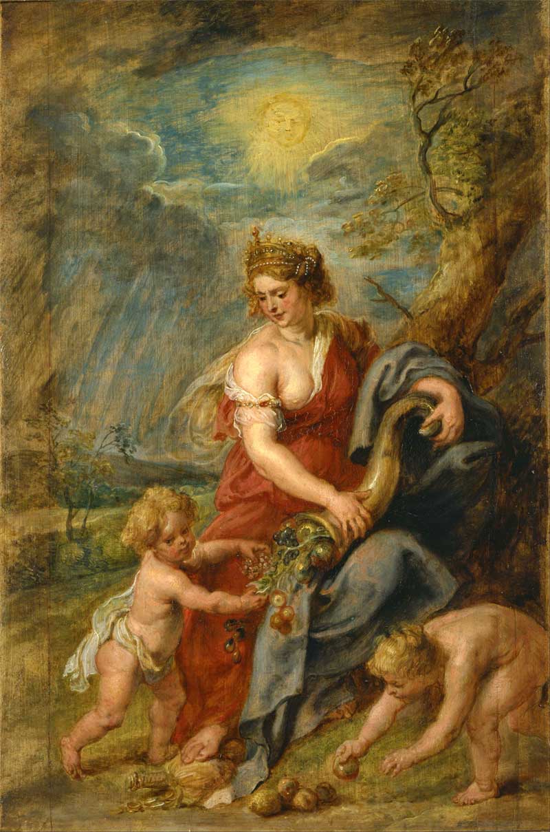 Abundance (Abundantia), Peter Paul Rubens