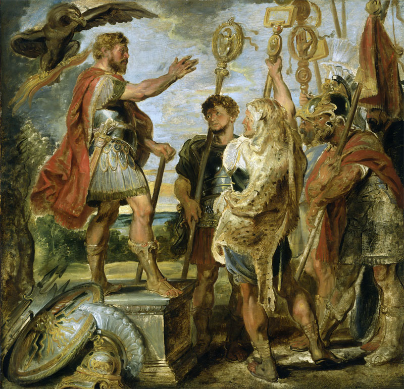 Decius Mus Addressing the Legions,  Peter Paul Rubens