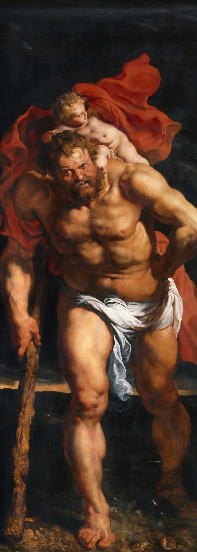 Descent from the Cross detail outside left, Peter Paul Rubens