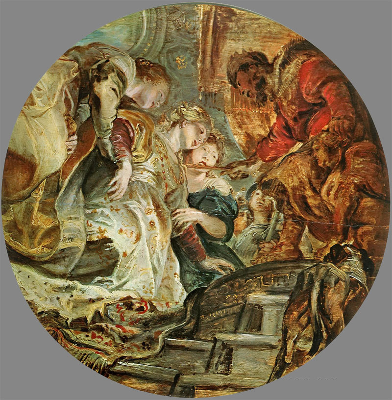 Esther before Ahasuerus , Peter Paul Rubens