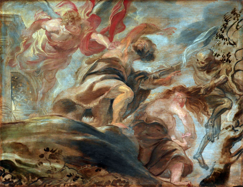 Expulsion from the Garden of Eden, Peter Paul Rubens
