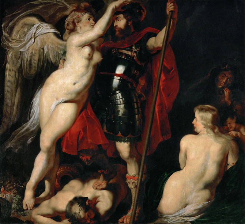 Mars Crowned by the Goddess of Victory, Peter Paul Rubens