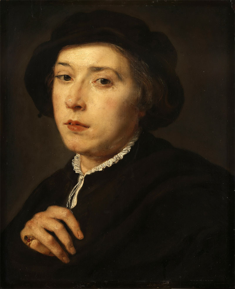 Young man with a black hat, Peter Paul Rubens