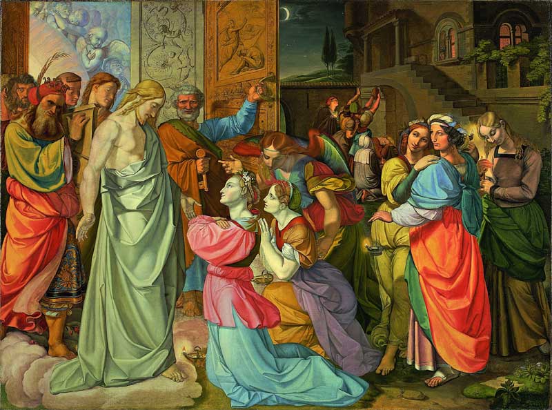 The wise and the foolish virgins, Peter von Cornelius