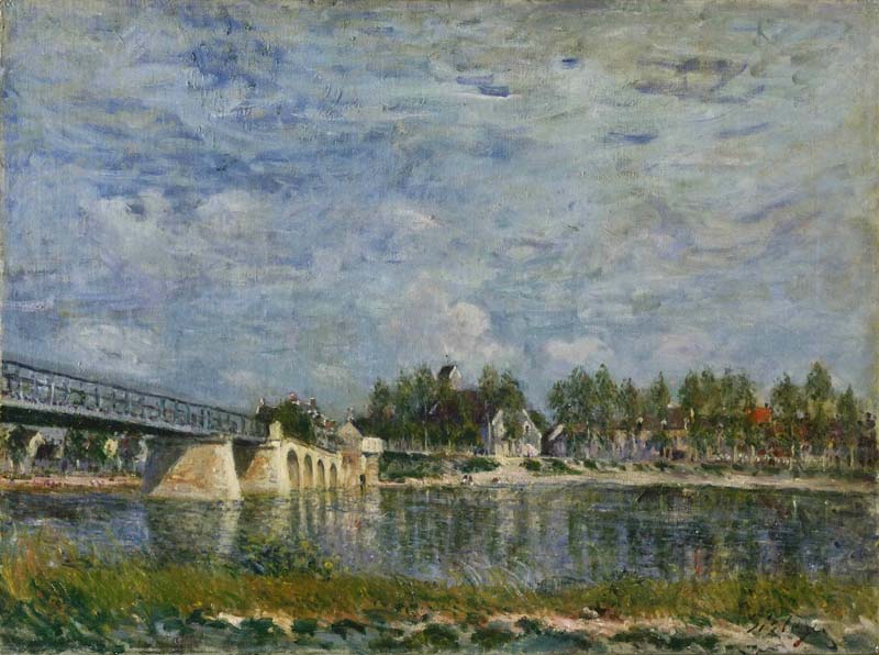 The Bridge at Saint-Mammes, Alfred Sisley