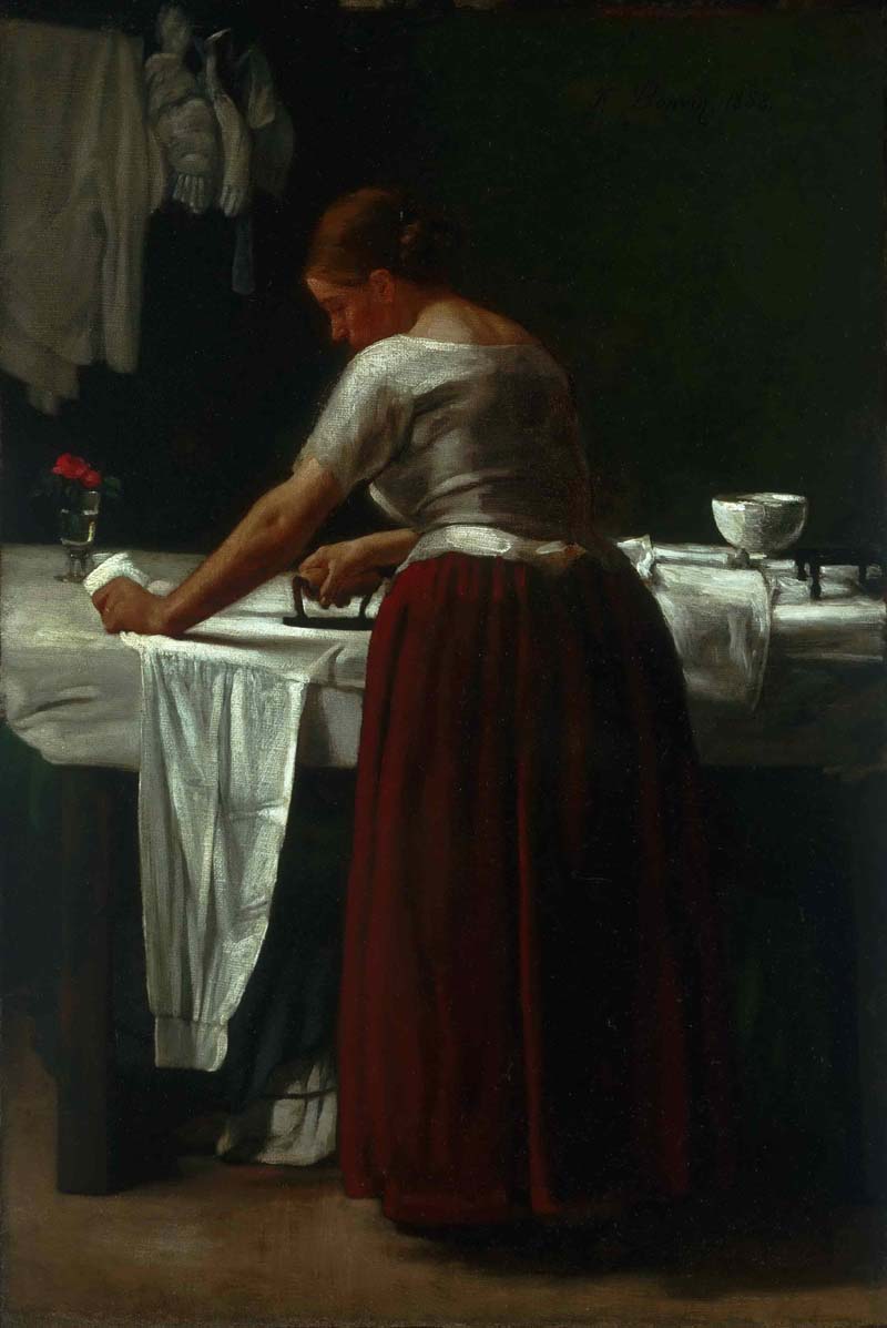 Woman Ironing. Francois Bonvin
