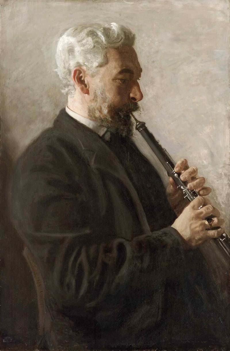 e Oboe Player (Portrait of Dr. Benjamin Sharp). Thomas Eakins
