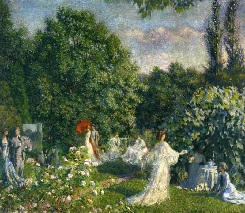 The garden party. Philip Leslie Hale