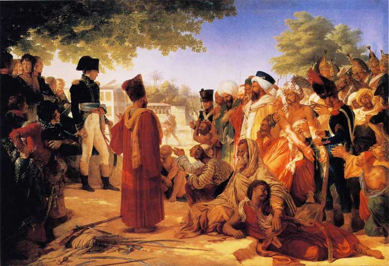 Bonaparte Pardoning the Rebels of Cairo . Pierre-Narcisse Guérin