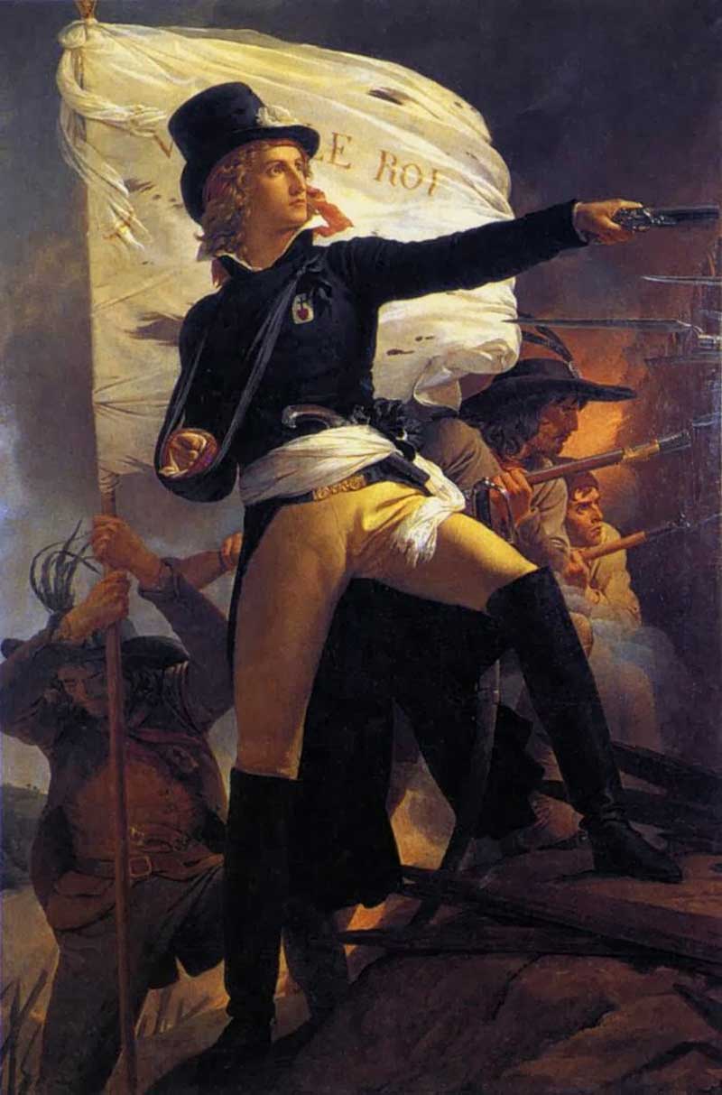 Henri de la Rochejaquelin . Pierre-Narcisse Guérin