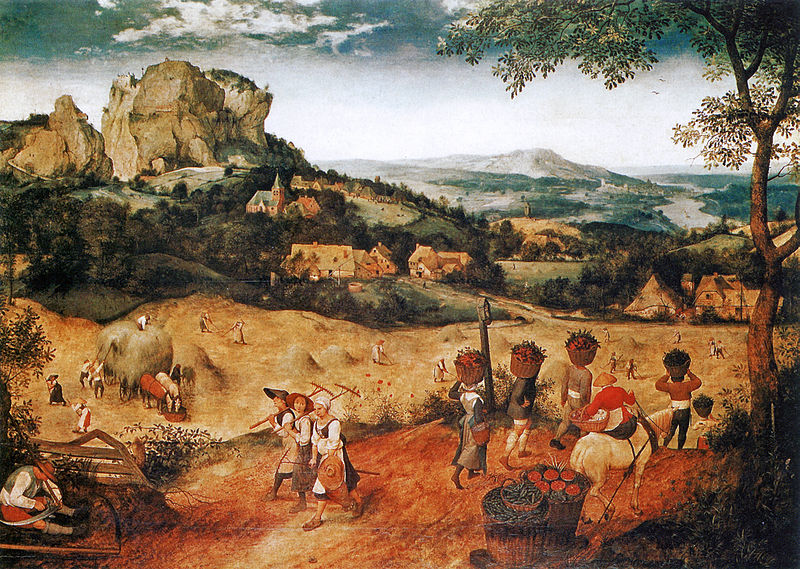 The Hay Harvest , Pieter Bruegel the Elder
