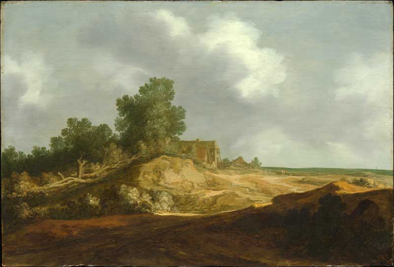Landscape with a Cottage. Pieter de Molijn