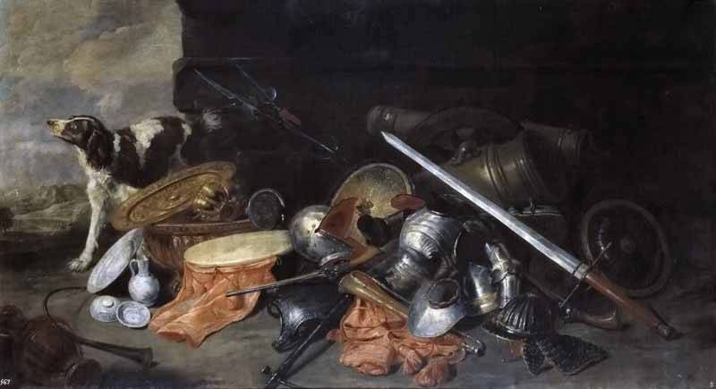 Military Facilities and trophies, Pieter Boel