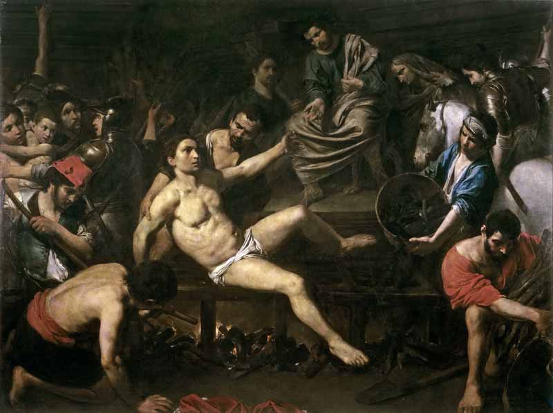 The Martyrdom of St. Lawrence. Valentin de Boulogne